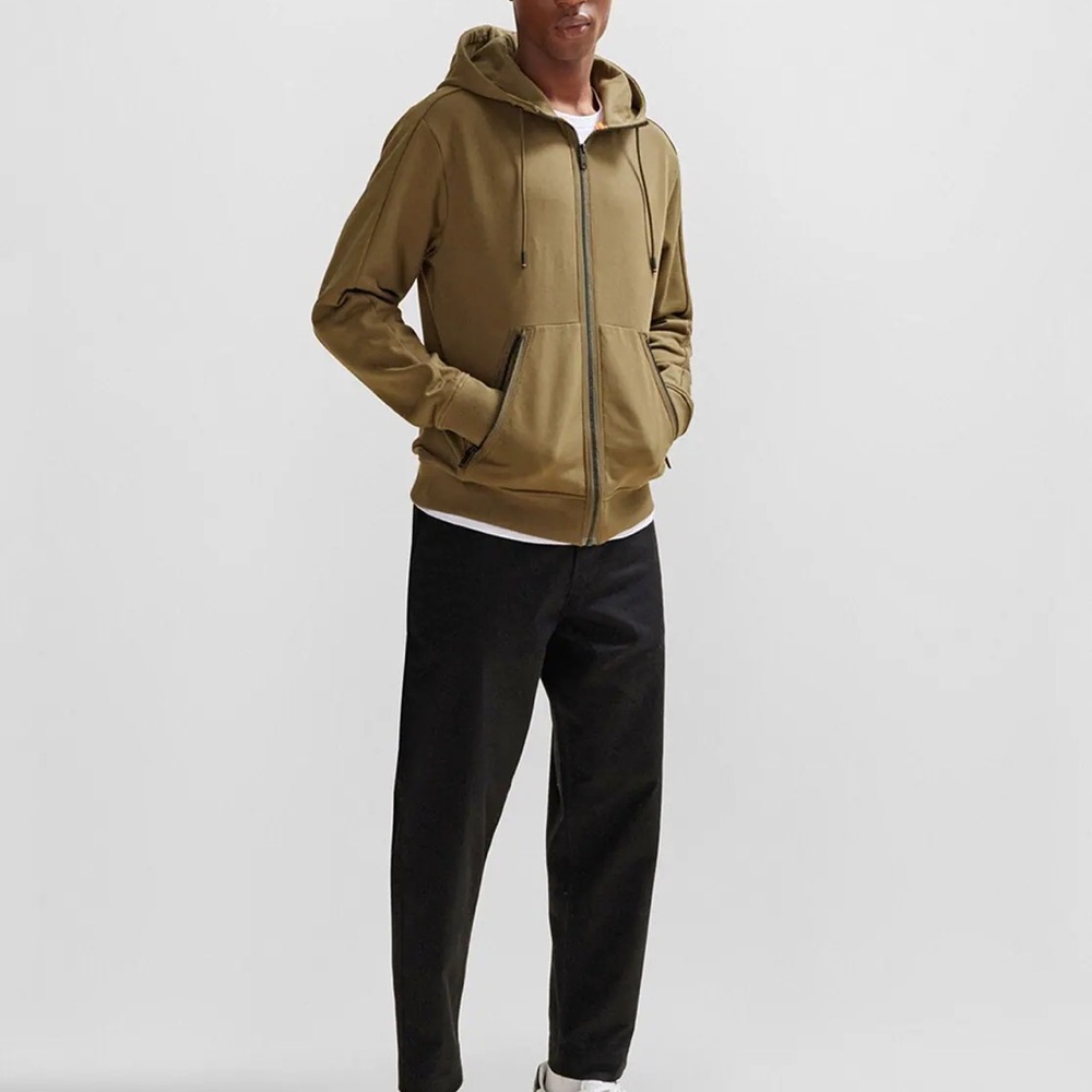 Hugo Boss Olive Hooded Jacket – Men’s Medium – Like New